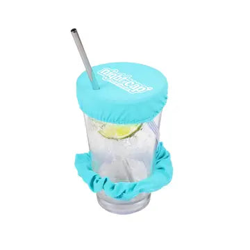 Sale!Night Cap Scrunchie Drink Cover - Blue - NightCap - Wild Lark