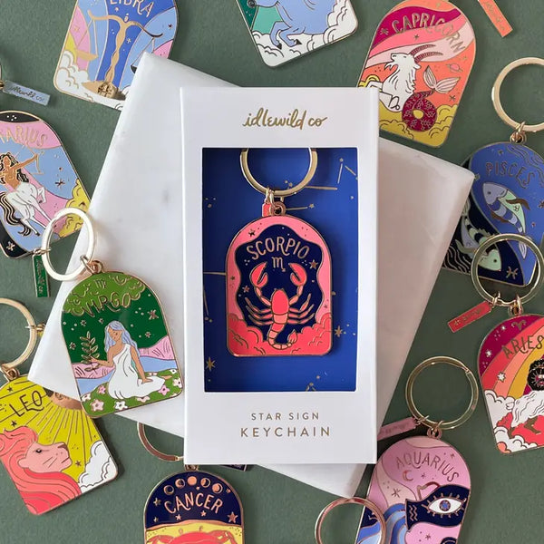 Idlewild Co. Zodiac Keychain -  - Idlewild Co. - Wild Lark