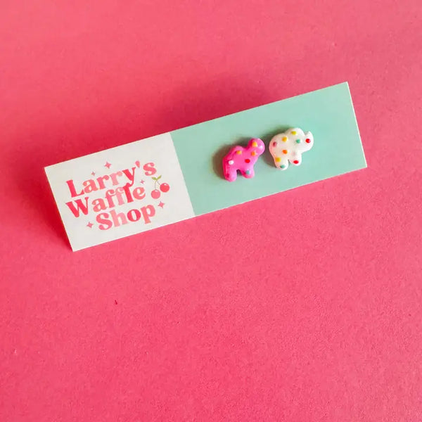 Circus Cookie Stud Earrings