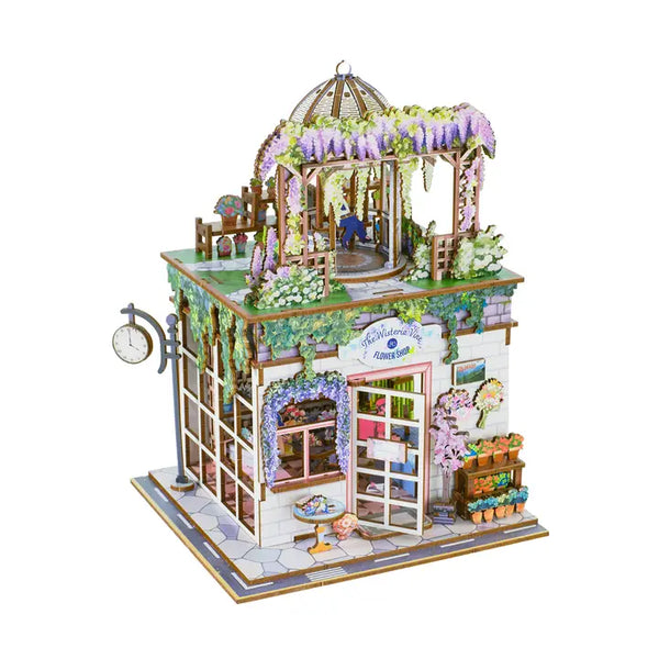 Diy Miniature House Kit - Flower Shop - Hands Craft - Wild Lark