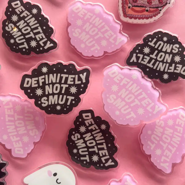 Definitely Not Smut Pink Kindle Grip - - Jollie Ollie Designs - Wild Lark