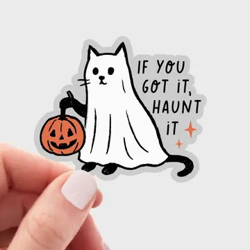Yarnival Stickers - If You Got It Haunt It Sticker - Yarnival - Wild Lark