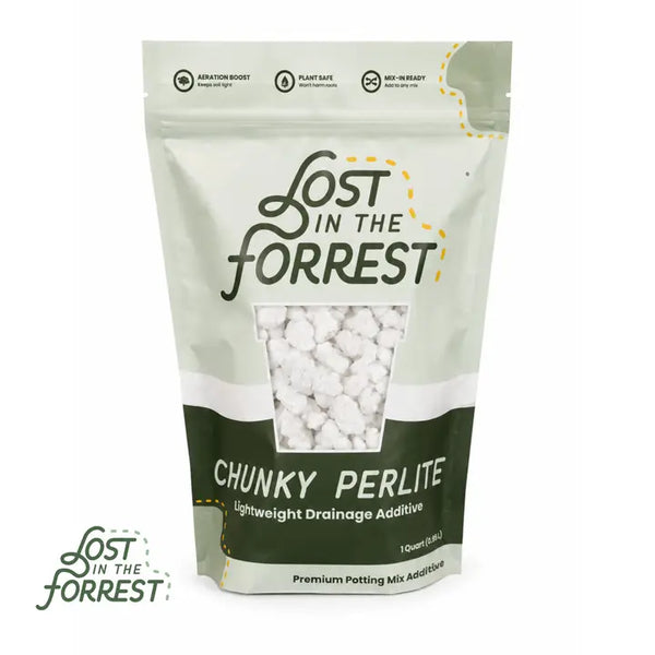 Chunky Perlite - Lightweight drainage additive - 1 Quart - Lost in the Forrest - Wild Lark