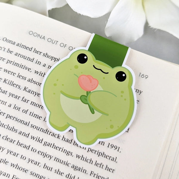 Magnetic Bookmark - Cute Frog - Aphrodite Bookclub - Wild Lark