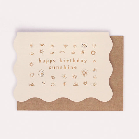 Sunshine Birthday Card -  - Sister Paper Co. - Wild Lark