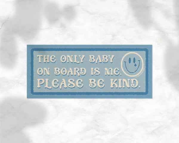 Stickers - Funny Baby On Board Bumper Sticker - Cluster Funk Studio - Wild Lark