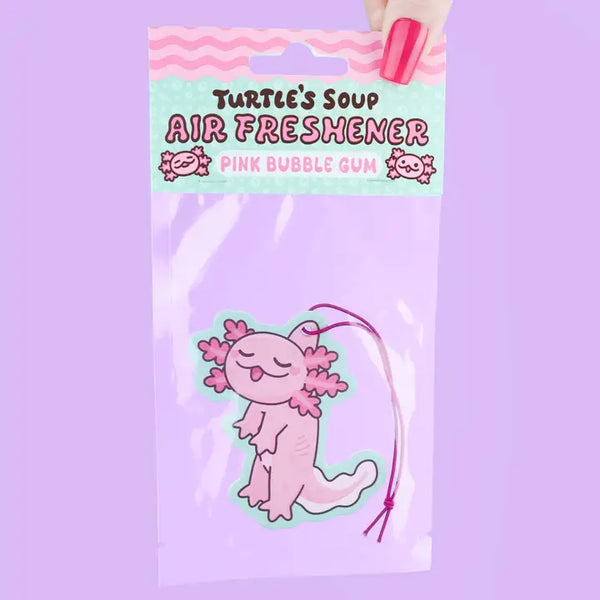 Turtle's Soup Scented Car Air Freshener - Dangling Axolotl Scented Car Air Freshener - Turtle's Soup - Wild Lark