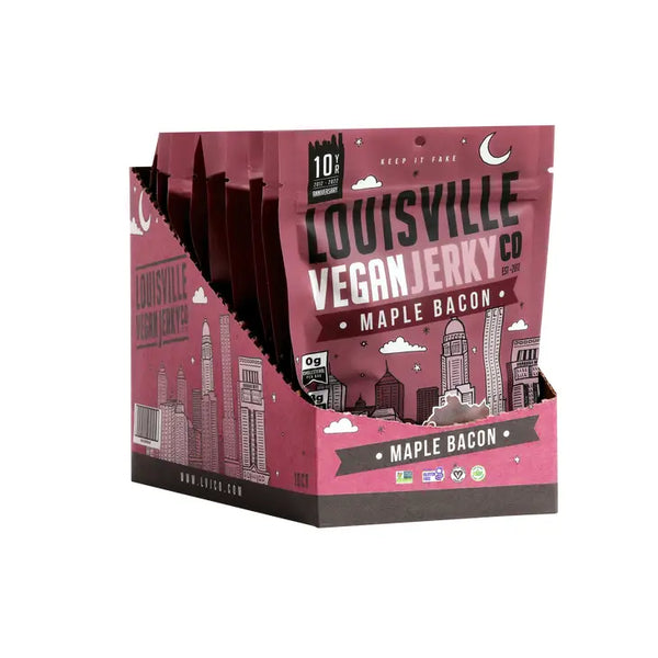 Sale!Vegan Jerky - Maple Bacon - Louisville Vegan Jerky Co. - Wild Lark