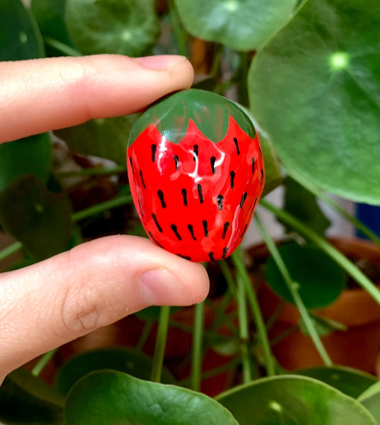 Ceramic Magnet - Strawberry - Howdy Ceramics - Wild Lark