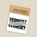 Vermont Wavy Text Vinyl Laptop Sticker -  - Coastal Creators of Connecticut - Wild Lark