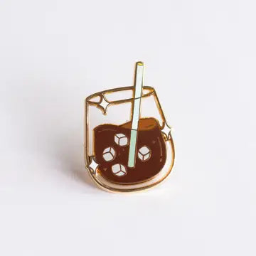 Occasionalish Enamel Pins - Iced Coffee - Occasionalish - Wild Lark