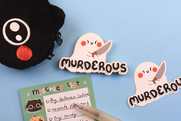 Sticker - Murderous Ghostie Halloween - The Moonborn - Wild Lark