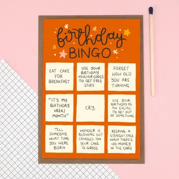 Greeting Cards by Oh, Laura - Birthday Bingo - Oh, Laura - Wild Lark