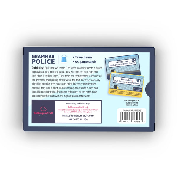 Grammar Police Card Game - - Bubblegum Stuff US - Wild Lark