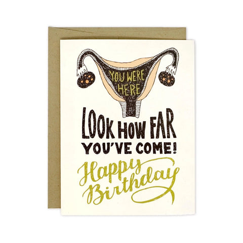 Uterus Birthday Card -  - Wit & Whistle - Wild Lark