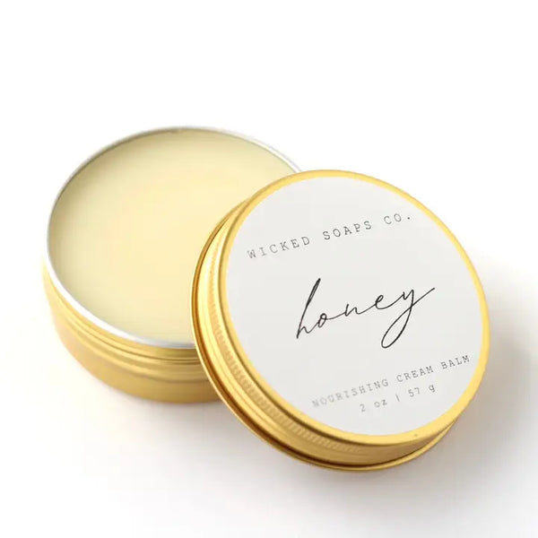 Honey Cream Balm - - Wicked Soaps Co. - Wild Lark