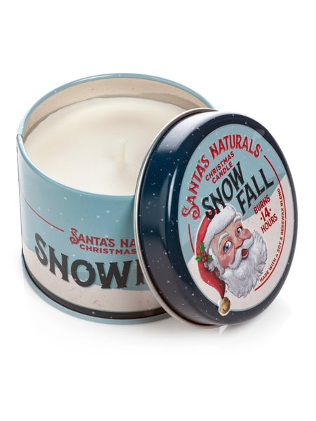 Santa's Naturals Candles - Snow Fall - 3.5oz Mini - Santa's Naturals - Wild Lark