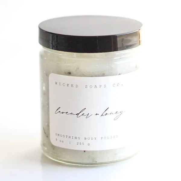 Lavender + Honey Body Polish - - Wicked Soaps Co. - Wild Lark
