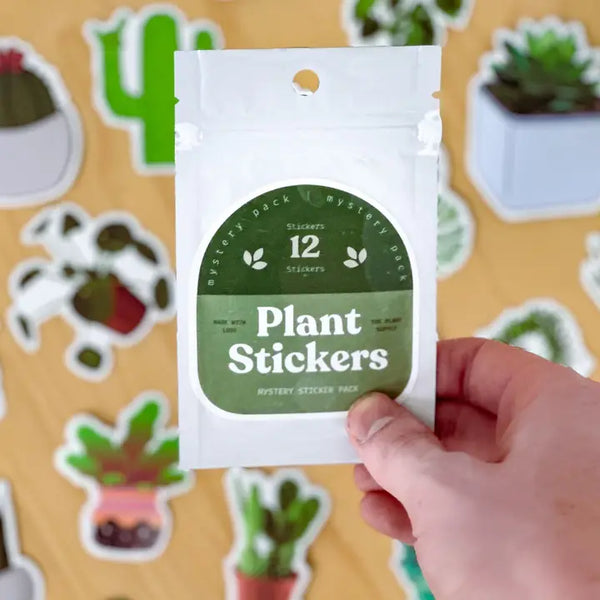 Plant Sticker Pack - Houseplant Sticker Mystery Pack - - The Plant Supply - Wild Lark