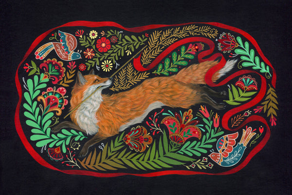 Fleet of Foot Print - - Mheld Illustration - Wild Lark