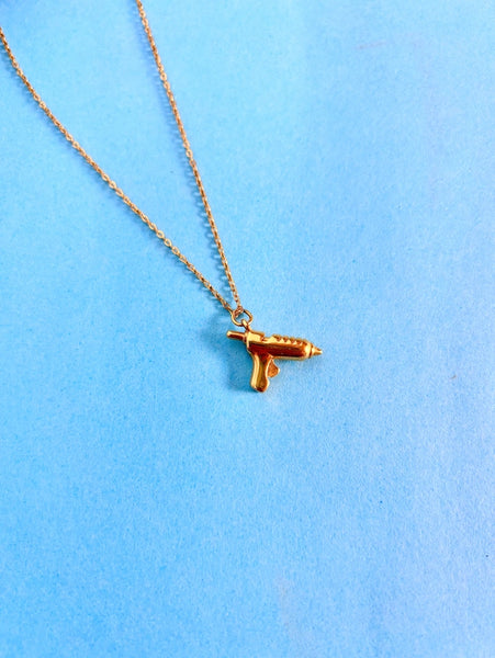Hot Glue Gun Necklace - - The Peach Fuzz - Wild Lark