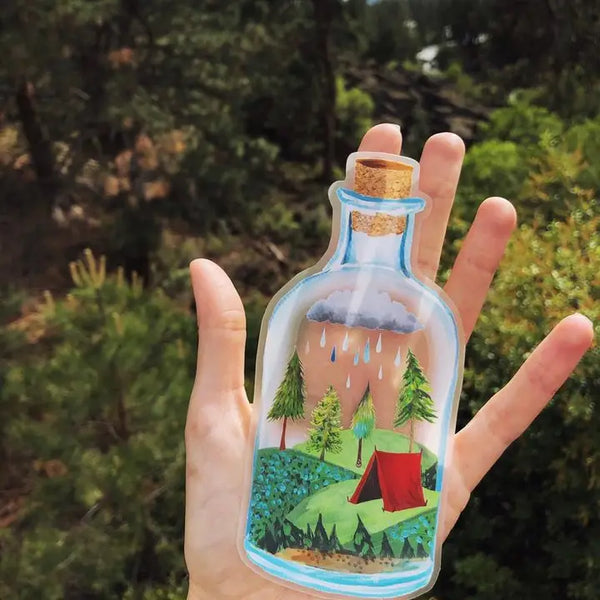 Katie Daisy Matte Sticker - Wilderness in a Bottle - Katie Daisy - Wild Lark