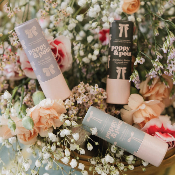 Coquette Lip Balm Trio - - Poppy & Pout - Wild Lark
