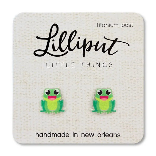 Lilliput Little Things Earrings - Frog - Lilliput Little Things - Wild Lark