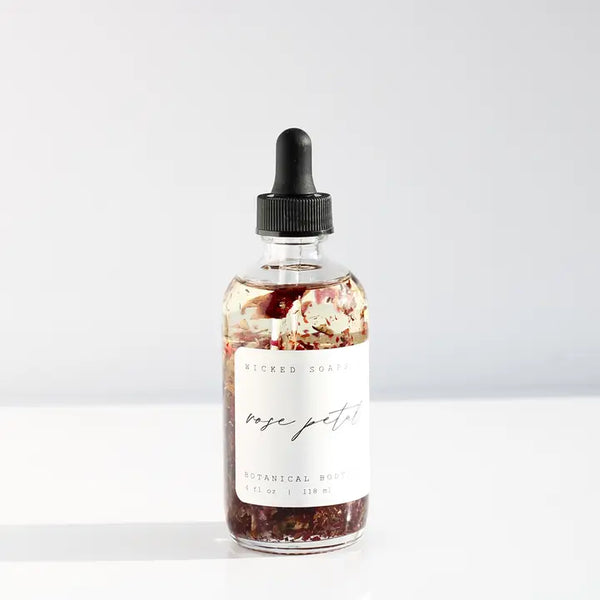 Rose Petal Body Oil - - Wicked Soaps Co. - Wild Lark