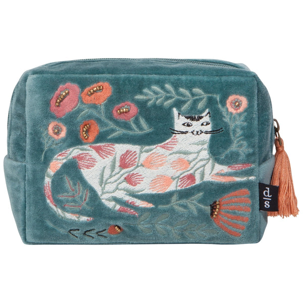Embroidered Pouch - Catbloom - Danica Studio - Wild Lark