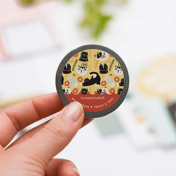 Feline Friends Washi Tape - - Occasionalish - Wild Lark