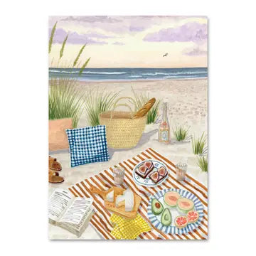 Postcards by Melanie Voituriez - Beach Picnic - Melanie Voituriez - Wild Lark