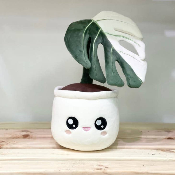 Blushiez Plushies - Monstera Deliciosa Albo Variegata - Blushiez - Wild Lark