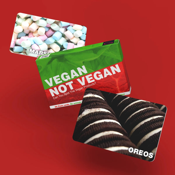 Vegan Not Vegan Card Gard - - Bubblegum Stuff US - Wild Lark