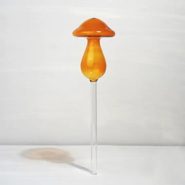 Mushroom Self Watering Glass - Amber - Filtrum Home - Wild Lark
