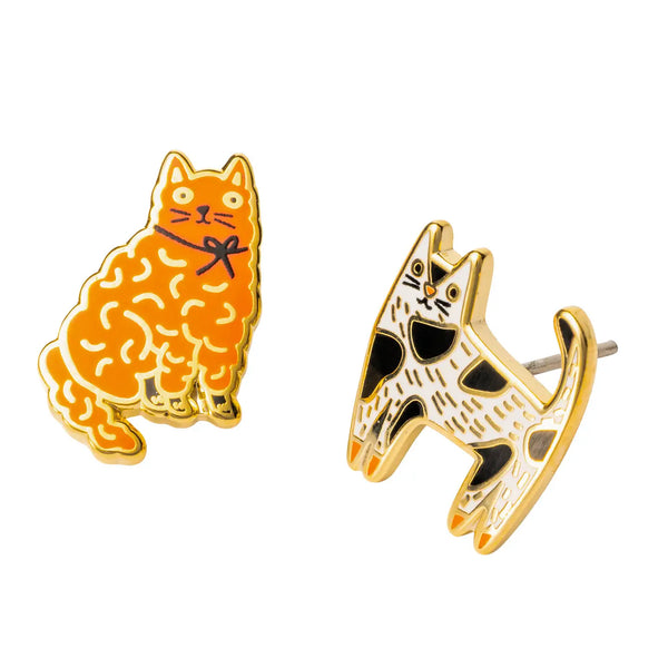 Earring Studs - Cats (Vial) - Yellow Owl Workshop - Wild Lark