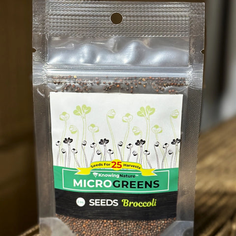 Microgreens Seeds - Broccoli - Knowing Nature - Wild Lark