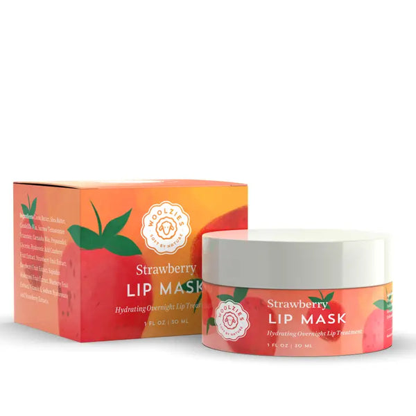 1oz Lip Mask - Strawberry - Woolzies - Wild Lark