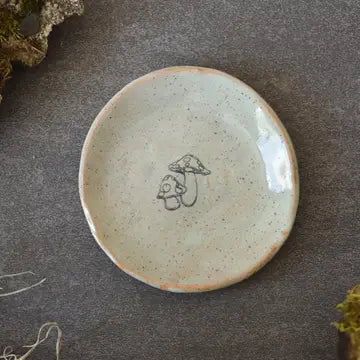 Mini Plate - Little Mushrooms - Mud & Maker - Wild Lark
