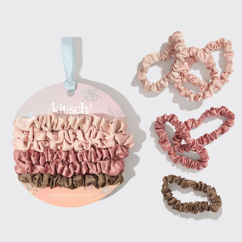 Sale!Holiday Ultra Petite Scrunchies 6 Pc Set - Terracotta - - KITSCH - Wild Lark