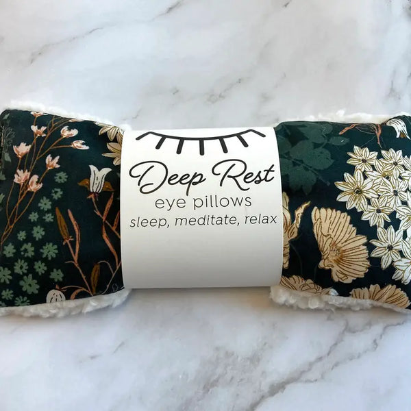 Deep Rest Eye Pillow - Emerald - Little Man - Wild Lark