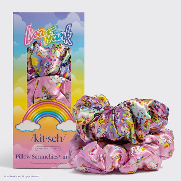 Lisa Frank X KITSCH Scrunchies - Pillow Scrunchies® in Satin - KITSCH - Wild Lark