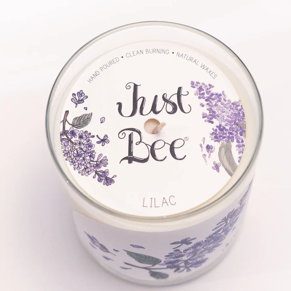 Medium Glass Candle - - Just Bee - Wild Lark