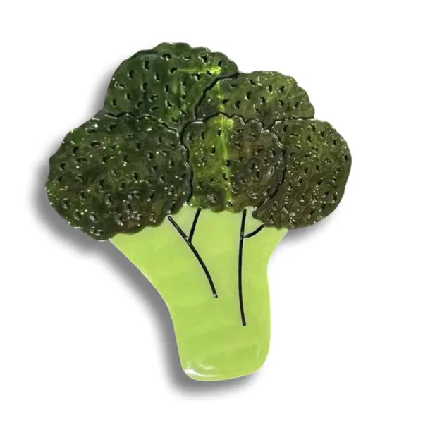 Jenny Lemon Large Hair Clip - Broccoli Alligator - Jenny Lemons - Wild Lark