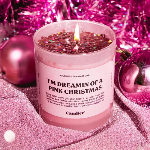 Candier Candle - I'm Dreaming of A Pink Christmas - Candier - Wild Lark