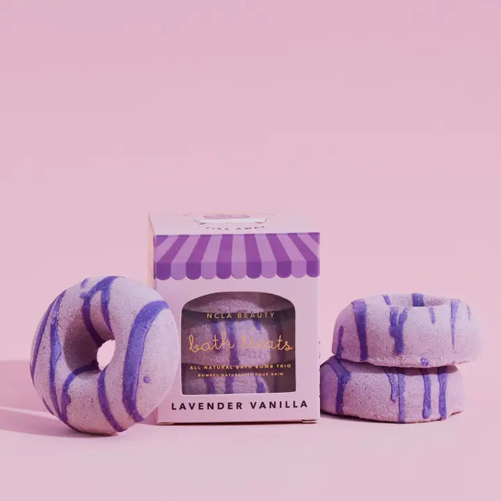 Lavender Vanilla Bath Treats (3 Pc Bath Bomb Set) -  - NCLA Beauty - Wild Lark