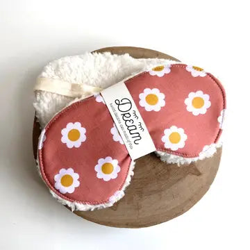 Sweet Dreams Sleep Mask - Terra Cotta Daisy - Little Man - Wild Lark