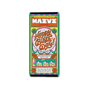 Maeve Chocolate Truffle Bars - Happy Birthday - Seattle Chocolate - Wild Lark