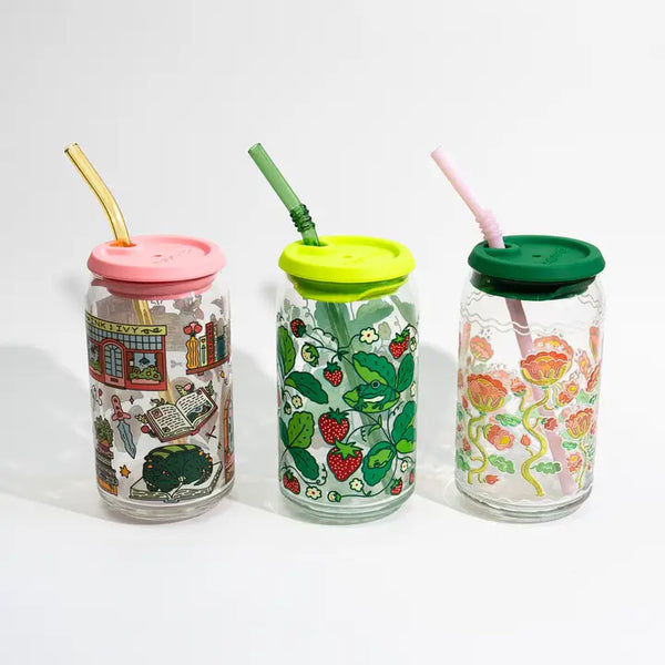 Quicksip Lid | Cute Reusable Lid For Can Glasses