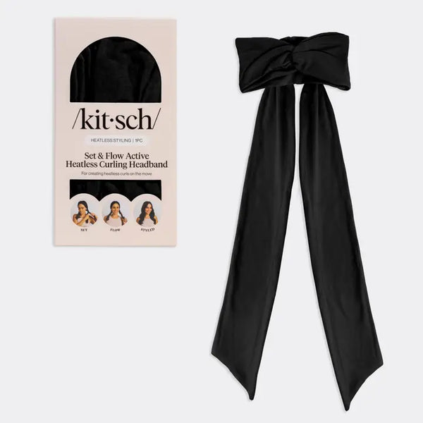 Set & Flow Active Heatless Curling Headband - - KITSCH - Wild Lark